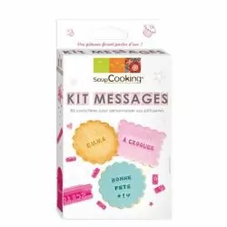 Kit message tampon biscuits scrapcooking