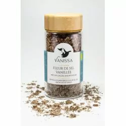 Fleur de sel vanillée bio 60g pays de galles madagascar vanissa