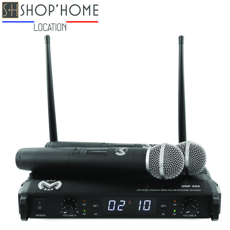 2 Micros sans fil UHF