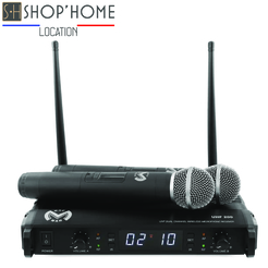 2 Micros sans fil UHF